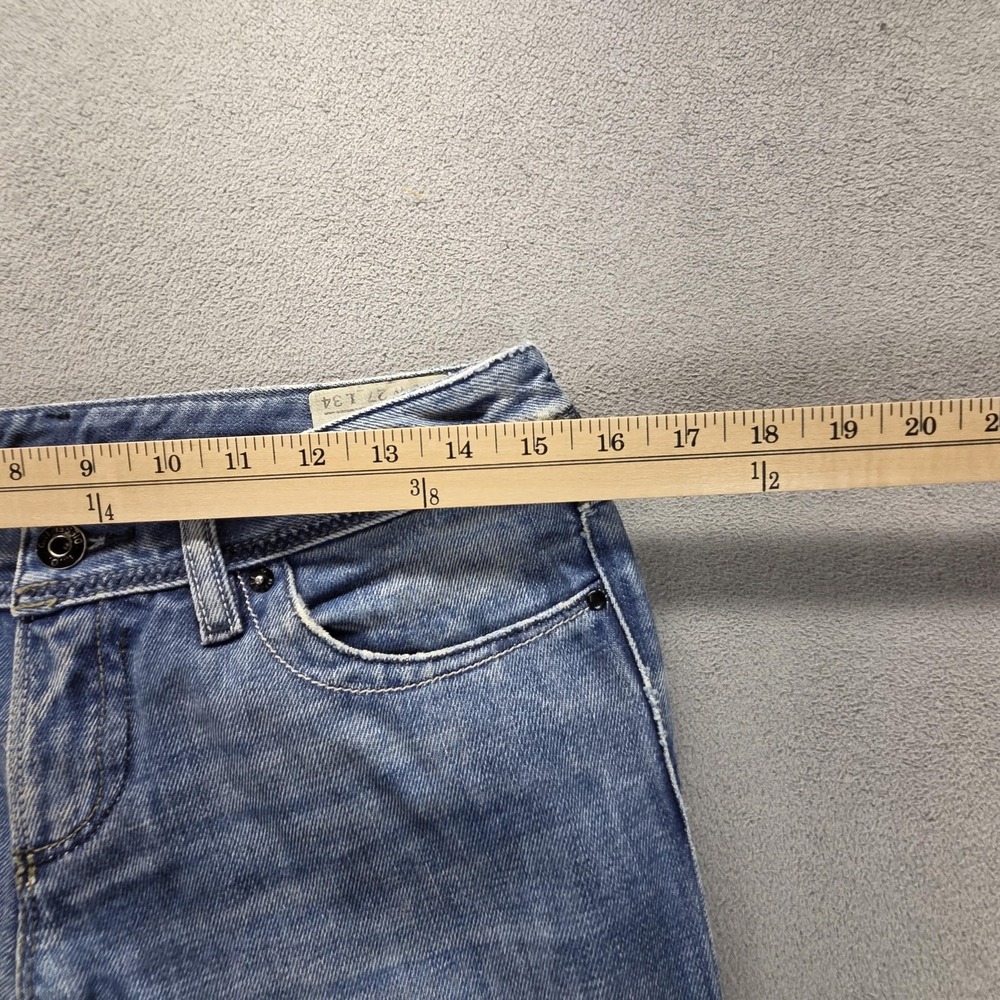 Diesel Jeans Womens 27x34 Blue Lowky Low Rise Slim Straight Made in Italy 008AR - Picture 3 of 16
